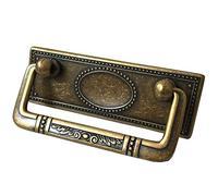 WenRan 2 1/2" Antique Bronze Bail Drawer Pull Hanging Pulls Drop Swing Handles Cabinet Knob Hardware 64 Mm 2.5" Centers (1)