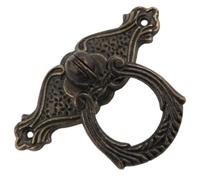 WenRan Antique Single-Hole Knob Drawer Pulls Zinc Alloy Retro Home Cabinet Closet Pulls in Chinese Hanging Pull (1)