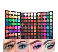 Wenrny 120 Colors Eyeshadow Palette,Long Lasting Waterproof Eye Shadow Palette,Matte Glitter Makeup Pallet,Colorful Cosmetic Pallet, Eyeshadow Makeup Gift Set for Women,Eye Palette (120 Color)
