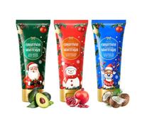 Wenrny 3 Pcs Winter Fruit Scents Body Lotion for Dry Skin,Pomegranate Coconut Oil and Shea Butter Fragrance Body Care Cream for Moisturizing,Soothing,Nourishing and All Skin Types,100g/Pcs