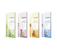 Wenrny 4-in-1 Wellness Herbal Blend Diffuser Set,Upgraded Dual-Action Herbal Purifier Pens for Sleep Support,Stress Relief, Liver Wellness and Oral Fresh Breath,Pocket-Sized Design