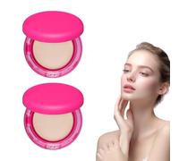 Wenrny Balm Foundation,2 Pcs Tinted Moisture Foundation Balm for Concealer,Hydrating,Blur Fine Lines and Pores,Smooth Texture and For All Skin Types,Women Facial Makeup Serum,20g (Light)