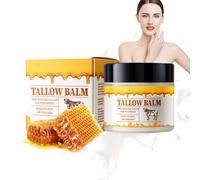Wenrny Beef Tallow for Skin,60g Beef Tallow and Honey Balm for Skin Hydration,Grass Fed Beef Tallow Body & Face Moisturizer,Women Hydrating Face Balm,Tallow Honey Balm for Dry Skin,Tallow Moisturiser
