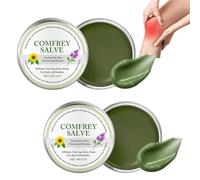 Wenrny Comfrey Salve Balm - Natural Soothing Joint Cream for Stiff Joints, Tired Legs, Knees, Hands, Feet, Back, Shoulders, Relaxed Comfortable Miracle Balm, Repair & Moisturizing Skin, 2 Pack