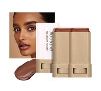 Wenrny Foundation Sticks-Beauty Balm Serum Boosted Skin Tint,2 Pcs 3 In 1 Solid Tinted Moisturizing Serum Foundation Face Stick-Hydrating,Concealer,Natural Gloss,Women Face Makeup Sticks (#02)