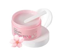 Wenrny Sakura Makeup Cleansing Balm for Women Girls,Sakura Scent Makeup Remover Balm-Hydrating,Smoothing,Quickly Melts Away and for All Skin Types,Travel Size Face Eyes Lip Cleanser,100g