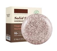 Wenrny Shouwu Shampoo Bar for Gray Hair & Oily Hair,Polygonum Multiflorum Organic Hair Darkening Shampoo Bar for Stronger & Shinny,Blackening Grey Hair Care Bars for Men Women,60g