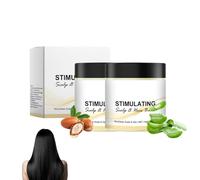 Wenrny Stimulating Scalp and Hair Balm,2 Pcs Hair Soothing Scalp Cream for Nourishing Dry Scalp,Reducing Split Ends,Moisturizing,Strengthen Roots and For All Hairs Types,Easy Application,100g
