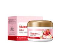 Wenrny Strawberry Cake Nourishing Face Cream 100g - Deep Moisturizing Cream with Collagen, Glycerin & Honey for Dry Skin, Soothes Dryness & Improves Texture, Sweet Fragrance, Non-Greasy Formula