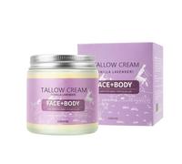 Wenrny Tallow Balm for Skin,113g Beef Tallow Face Moisturizer,Grass Fed Finished Tallow Face Cream for Dry Skin,Women Men Body Moisturizing Lotion,Face and Body Tallow Moisturizing Cream (Vanilla)