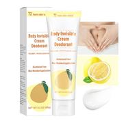 Wenrny Whole Body Deodorant Cream for Women,85g Aluminum Free Deodorant Lotion,72 Hour Odor Control Invisible Cream Deodorant,Refreshing Fruit Scents Deodorant for Men Women (Grape)