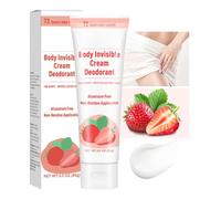 Wenrny Whole Body Deodorant Cream for Women,85g Aluminum Free Deodorant Lotion,72 Hour Odor Control Invisible Cream Deodorants,Refreshing Strawberry Scents Deodorants for Men Women