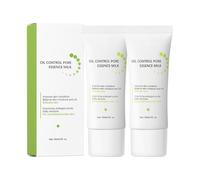 Wenrny Women Oil Control Face Moisturizer,2 Pcs Oil Control Pore Essemce Milk for Absorbs Excess Oils,Hydrating,Refreshing and Moisturizing,Face Moisturizer for Oily Skin,Face Lotion,Women Gifts