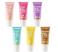 Wenrny Women Whole Body Deodorant,6 Pcs Aluminum Free Women Deodorants,All-Day Odor Control Full Body Odor Removal Lotion for Female,6 Scents-Peach,Orange,Cream,Coconut,Rose and Lavender,80g/pcs