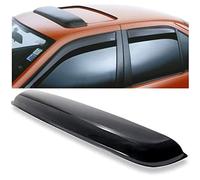 Wensdy 38inch 980mm Universal Sun Roof Wind Deflector, 1pcs Dark Smoke Auto Moon Sunroof Window Visor with Double Side Tape RN98