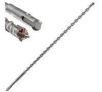 Wensilon Extension Concrete Drill Bit Lengthening 1pcs 7/8" X 39" Cross-Type Double Thread Carbide Material Suitable For Concrete, Brick, Cement Walls, Stone, extra long Hammer Drill Bits For Concrete