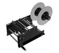 Wensiy Round Bottle Labelling Machine, Adjustable Semi-Automatic Labelling Machine, Label applicator, Portable Hand-Held Labeling Machine for Bottles and Cans