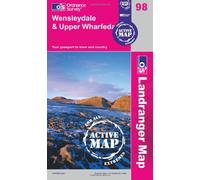 Wensleydale and Upper Wharfedale (OS Landranger Map Active): Sheet 98 (OS Landranger Active Map)
