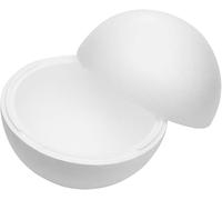 Wensmy 30cm White Foam Balls Round Polystyrene Balls Spheres Hollow Foam Ball for DIY Crafts Large Hollow Dome for Art Supplies DIY Projects
