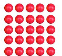 Wensmy 50Pcs Lottery Balls Easter Bingo Plastic Hollow Ball Raffle Balls Ping Pong Balls for Game Party Decoration Filled Raffle Balls (Red)