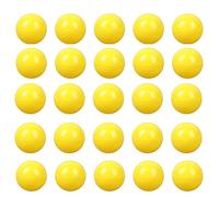 Wensmy 50Pcs Lottery Balls Easter Bingo Plastic Hollow Ball Raffle Balls Ping Pong Balls for Game Party Decoration Filled Raffle Balls (Yellow)