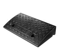 Wensmy Plastic Threshold Ramp Portable Lightweight Wheelchair Ramp Mobility Door Ramp Door Step Kerb Ramp for Car Doorways Wheelchairs Bicycles (50x27x13cm) (50x27x13cm)