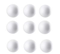 Wensmy Polystyrene Foam Balls White Craft Balls Solid Sphere Foam Balls Modeling Round Balls for DIY Arts School Projects Wedding Decorations (4Pcs 10cm)