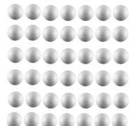 Wensmy Polystyrene Foam Balls White Craft Balls Solid Sphere Foam Balls Modeling Round Balls for DIY Arts School Projects Wedding Decorations (18Pcs 7cm)