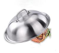Wensmy Stainless Steel Round Basting Cover Melting Dome and Burger Cover Burger Steamer Cheese Melter Dome Steaming Cover Griddle Grill Accessories