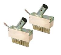 Wensmy Wire Brush Tool Set With Replacement Head for Patio and Garden - Weed and Moss Removal Broom for Outdoor Paving, Sideway, Path and Driveway