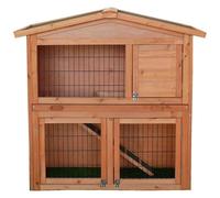 Wensum FSC Wood 2 Storey Rabbit Hutch 03 with Play Area