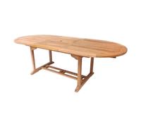 Wensum Solid Wooden 6-8 Seater Extendable Garden Dining Table