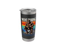Went Fishing Caught Nothing Still Better Than Work Sasquatch Stainless Steel Insulated Tumbler