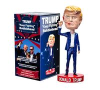 WENTAOWULUE 2024 Keep Fighting Bobblehead for Donald Trumps Merchandise - This Collectible bobblehead is The Best Gift for his Supporters and Patriots