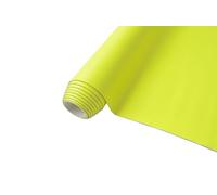 Wento Soft Faux Leather Rolls 15” x 54” Solid Neon Yellow PU Leather Sheets Roll Very Suitable for Making Crafts, Leather Earrings, Bows,Sewing