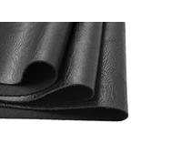 Wento Thick 1 Yard Faux Leather Fabric Soft Skin Grain PU Leather Fabric for Furniture Cover Reupholster Sofa Chairs Cushiones Vinyl Upholstery Fabric (1yard,Black)