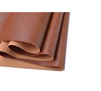 Wento Thick Faux Leather Fabric Soft Skin Grain PU Leather for Furniture Cover Reupholster Sofa Chairs Cushions Vinyl Upholstery (1 Yard, Cinnamon Brown)