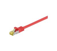 Wentronic, 1 m Cat7 S/FTP Red (S-STP) Network Cable - RJ-45 Network Cable Cat7 S