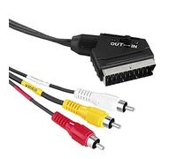 Wentronic 50364-GB 2.0m SCART Plug to 4x RCA Plug Audio Video Cable
