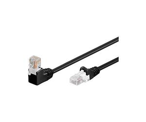 Wentronic 94173 3 M CAT 5e U/UTP Patch Cable (UTP) Network Cable - RJ-45 Network Cable (3 M, Cat5e, Rj45, Black, U/UTP Patch Cable (UTP), Male/Male)