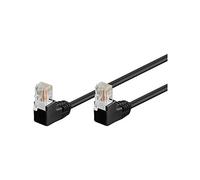 Wentronic 96085 0.5 m Black Network Cable - CAT5e U/UTP Patch Cable (UTP) Network Cable (0.5 m, RJ-45 RJ45, Cat 5e, U/UTP Patch Cable (UTP), Black)