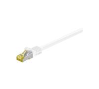 Goobay 91092 RJ45 Patchkabel CAT 6A S/FTP (PiMF) mit CAT 7 Rohkabel / 500 MHz Ne