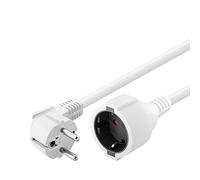 Wentronic Modular Extension Cable Schuko Male to Schuko Female Connector 3 m Black (German Import)