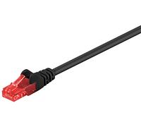 Wentronic Network Cable Cat 6-1500 UTP Black 15 m 15 m Black Network Cable - 15 M, black