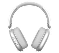 Wentronic Y01 Noise Cancelling Headphones, Wireless Over-Ear Headphones, Bluetooth 5.3, Hi-Res Sound, 48H Playback, Foldable with Microphone for iOS/Android/PC - Silver