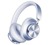 Wentronic Y03 Bluetooth Headphones Wireless Active Noise Cancelling Over Ear Headphones 48 Hours Playtime 6 EQ Music Mode High Sound Quality Headphones with Soft Ear Cushion - Blue