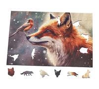 Wentworth Jigsaw Puzzle -A Winter Truce- 500 Pieces - For Adults or Children- Shaped Puzzle Pieces & Themed Whimsies - Great for a Gift