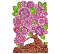 Wentworth Jigsaw Puzzle - Blooming Blossoms - 210 Pieces - Vine Cut - For Adults - Shaped Puzzle Pieces & Themed Whimsies - Great for a Gift