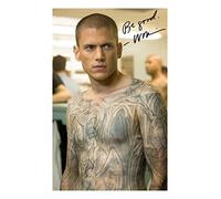 Wentworth Miller - Prison Break Autograph Signed A4 Photo Print