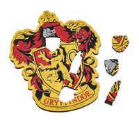 Wentworth Wooden Puzzles Harry Potter Gryffindor House Crest - 65 Pcs Jigsaw Puzzle, Themed Irregular Pieces, Sustainably Sourced Wood and British Made - Official Licensing Partner